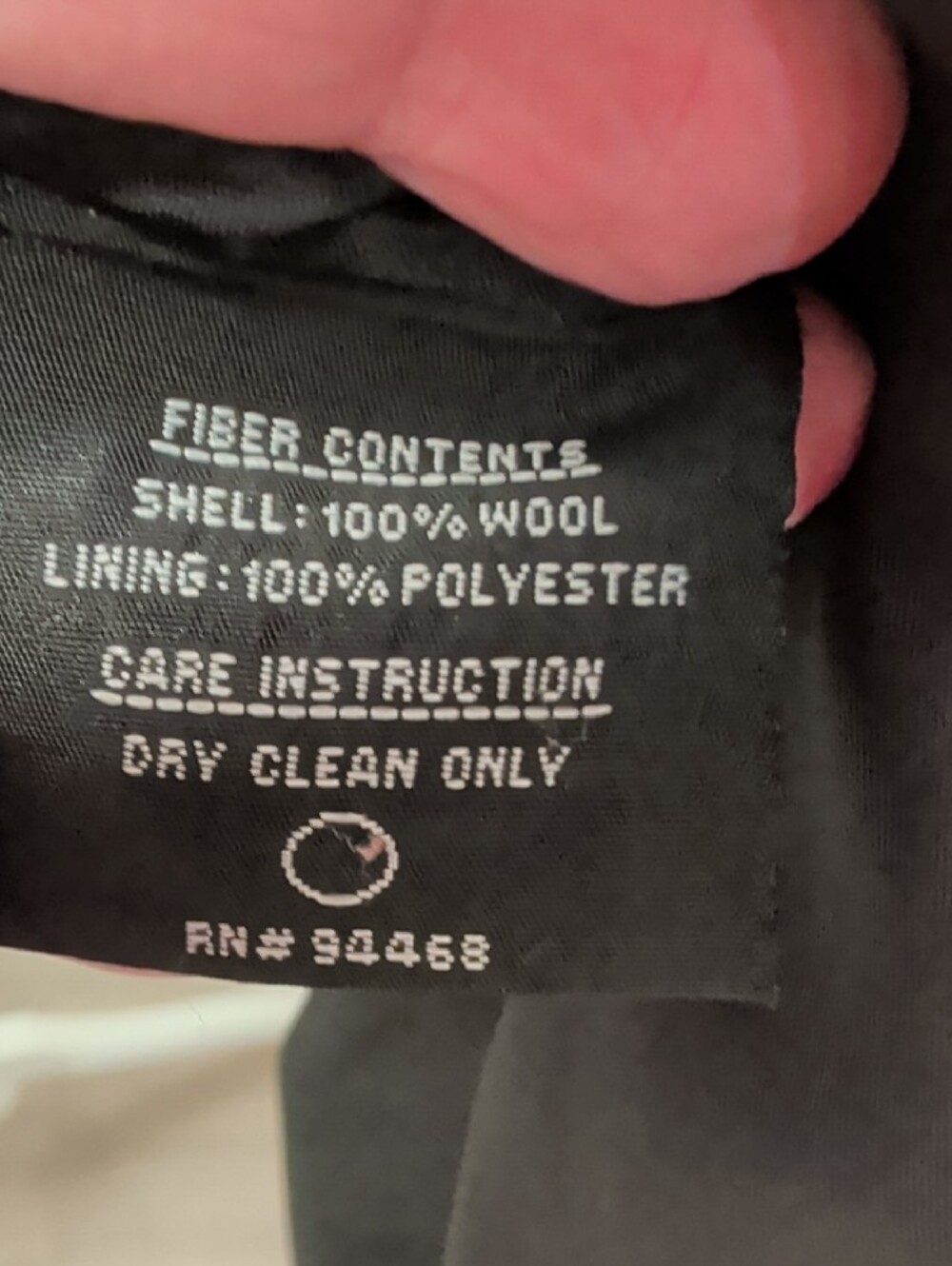 BRAETAN 2X Women's Pre-Owned Black Wool Peacoat - Timeless Double-Breasted - Picture 12 of 15